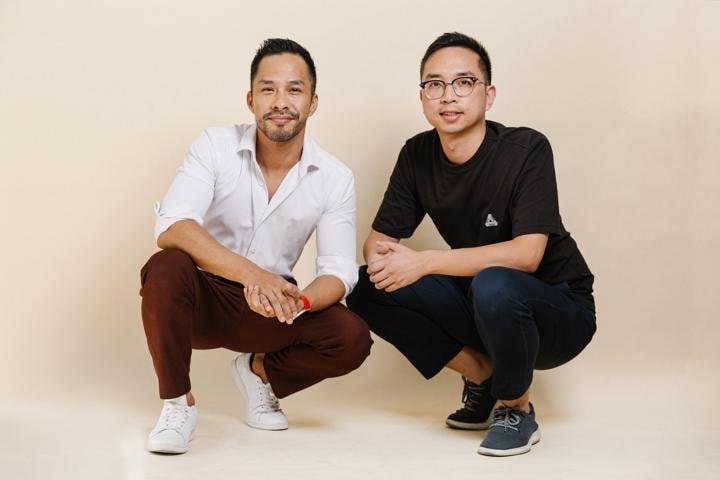 Guy Truong (trái) & Hao Tran (phải), đồng sáng lập Vietcetera. Ảnh: Vietcetera.