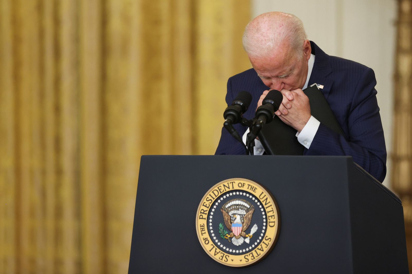 Tổng thống Joe Biden tại buổi phát biểu hôm 26/8. Ảnh: AP.