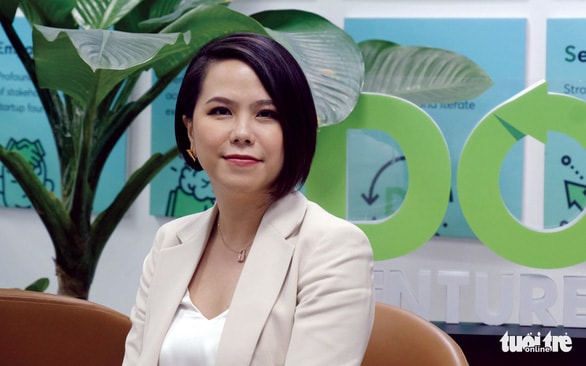 Vy Lê đang cùng với các cộng sự lèo lái quỹ đầu tư mạo hiểm Do Ventures sang năm thứ 2, cũng là năm thứ hai của đại dịch COVID-19 - Ảnh: VŨ THỦY