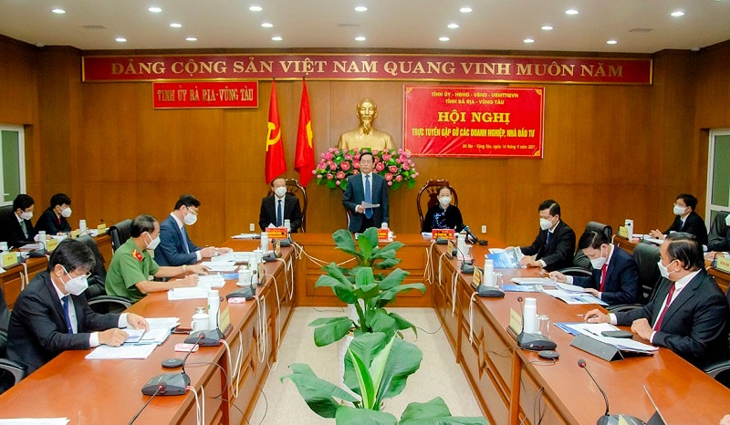 tỉnh Bà Rịa – Vũng Tàu đã tổ chức Hội nghị trực tuyến gặp gỡ các Hiệp hội, doanh nghiệp, nhà đầu tư nước ngoài