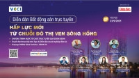 23/9: Thị trường bất động sản Hà Nội: Hấp lực mới từ chuỗi đô thị ven sông Hồng