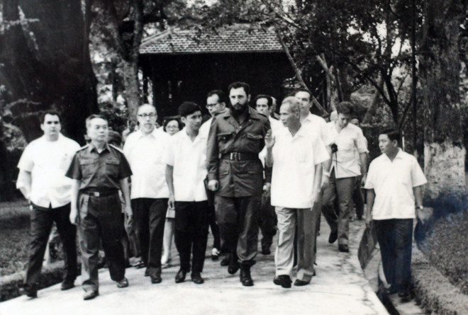 Chủ tịch Fidel Castro trong chuyến thăm Việt Nam năm 1973