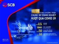 SCB tiếp tục triển khai chương trình hỗ trợ doanh nghiệp bị ảnh hưởng COVID-19