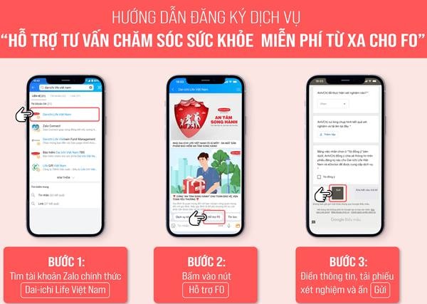 Dai-ichi Life Việt Nam hỗ trợ tư vấn sức khỏe miễn phí cho F0 