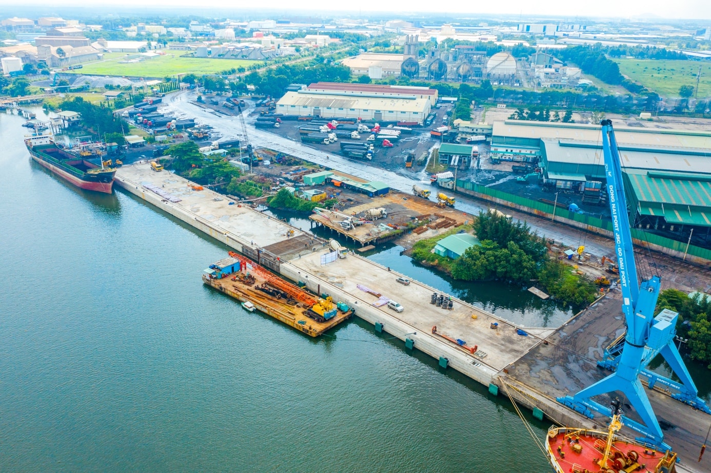 Cảng Gò Dầu có khả năng tiếp nhận tàu 30.000 DWT