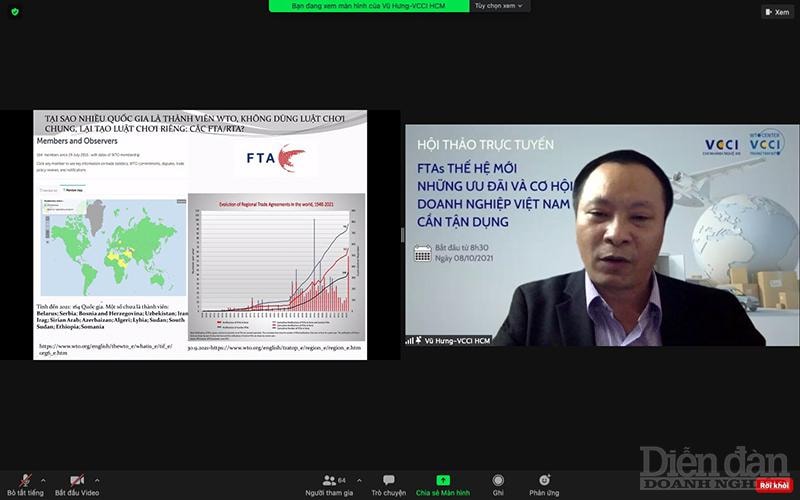Ông Vũ Xuân Hưng – Trưởng phòng Pháp chế, Chi nhánh VCCI TP. Hồ Chí Minh