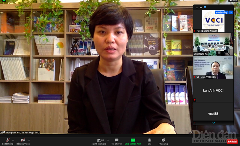 TS. Nguyễn Thu Trang - Giám đốc Trung tâm WTO và Hội nhập