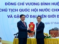 Toàn cảnh Hội nghị Chủ tịch Quốc hội làm việc với VCCI và gặp gỡ đại diện giới doanh nhân Việt Nam