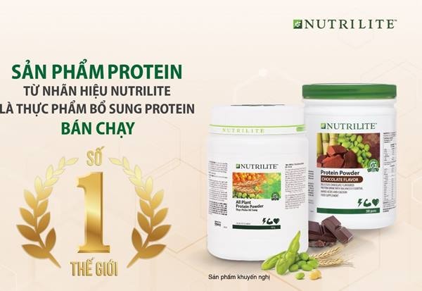 Dòng Thực phẩm bổ sung Protein của Amway bán chạy số 1 thế giới 