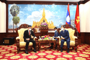 Công ty Cổ phần Công nghệ mới phát triển Quốc tế KTS GROUP thăm và làm việc với Đại sứ Lào tại Việt Nam