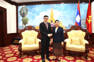 Công ty Cổ phần Công nghệ mới phát triển Quốc tế KTS GROUP thăm và làm việc với Đại sứ Lào tại Việt Nam