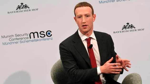 CEO Facebook Mark Zuckerberg rong Hội nghị Bảo mật Munich lần thứ 56