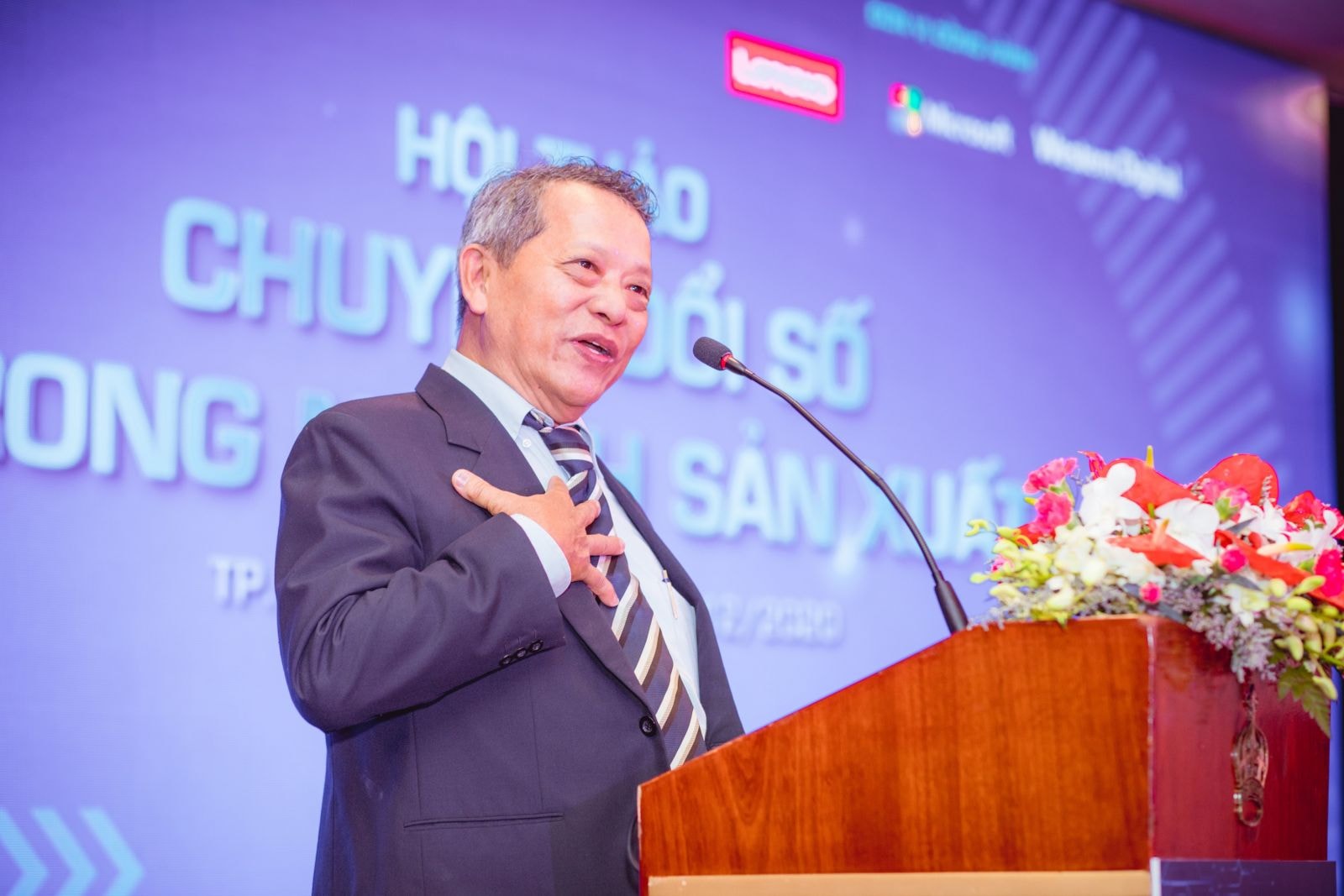 Ông Nguyễn Văn Bé - Chủ tịch Hiệp hội Các doanh nghiệp Khu Công nghiệp TP Hồ Chí Minh ( HBA)