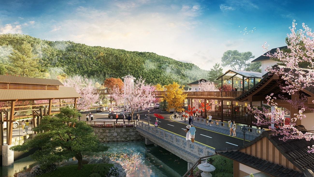 Sun Onsen Village Limited Edition – tổ hợp biệt thự khoáng nóng đẳng cấp tại Quảng Ninh (Ảnh phối cảnh minh họa)