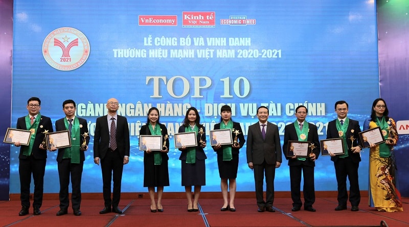 “TOP 10 Thương hiệu Mạnh ngành Ngân hàng và dịch vụ tài chính