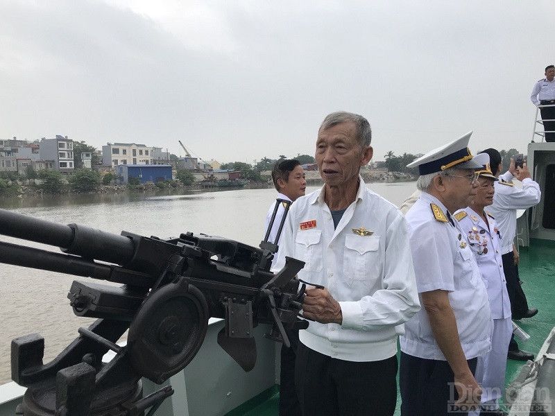 Ông Lê Hồng Quân - Cựu chiến sỹ Đoàn tàu Không số trên con Tàu “không số” HQ 671 - Bảo vật quốc gia