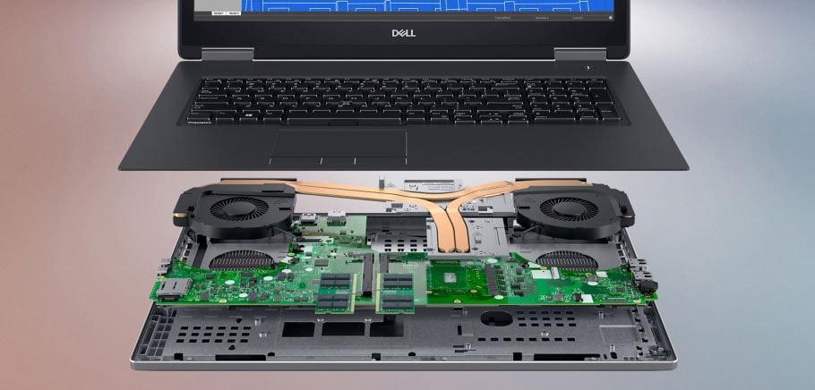 Thiết kế của dell precision 7730