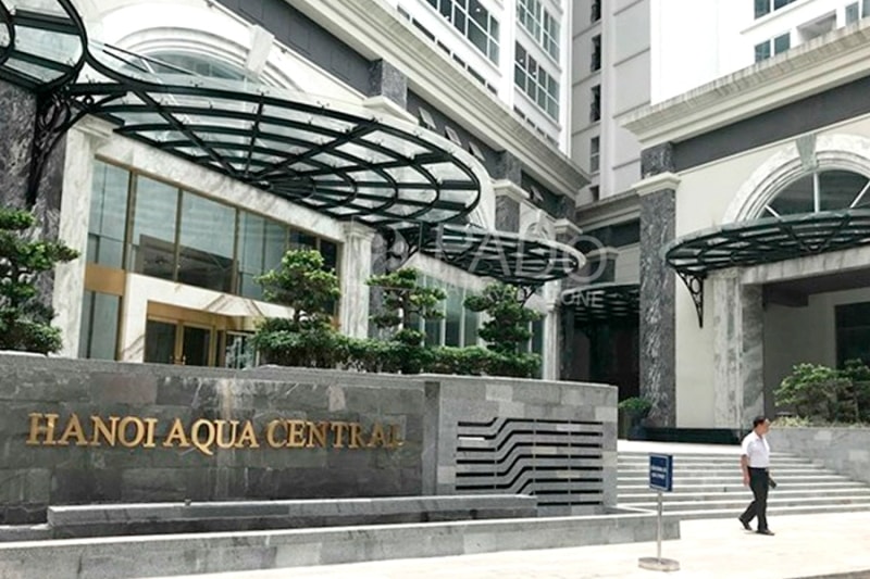 Dự án Hanoi Aqua Central 44 đường Yên Phụ, một trong số các dự án phải nộp bổ sung tiền sử dụng đất do xác định sai quy định theo kết luận của TTCP