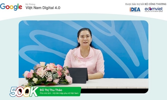 bà Đỗ Thị Thu Thảo, Phó Chủ tịch Hội Liên hiệp Phụ nữ Việt Nam.