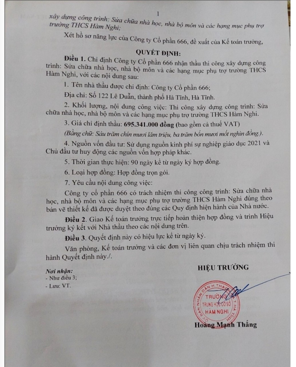 Một nhà thầu liên tiếp trúng nhiều gói thầu dưới hình thức chỉ định thầu ở tỉnh Hà Tĩnh khiến dư luận đặt câu hỏi có phải 