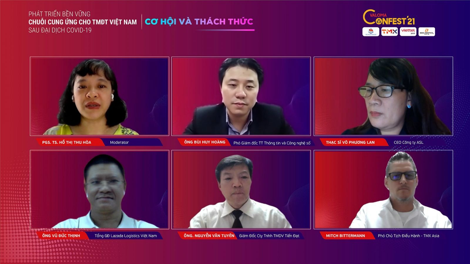 Các Diễn giả tham dự toạ đàm 