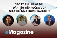 Emagazine: Các tỷ phú hàng đầu đã “tiêu tiền”, đóng góp như thế nào trong đại dịch?