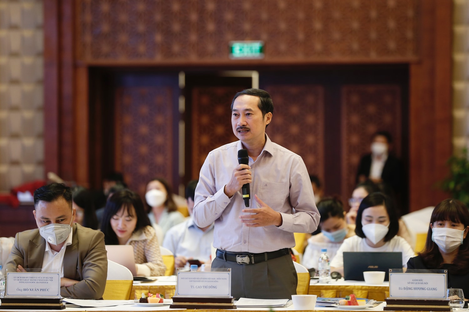 Ảnh 4: TS. Cao Trí Dũng, Phó CT Hiệp hội lữ hành Việt Nam – miền Trung, CT Hiệp hội du lịch Đà Nẵng