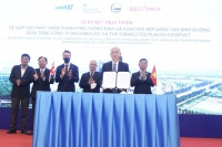 Becamex IDC và The Connected Places Catapultp/ký kết hợp tác phát triển thành phố thông minh Bình Dương