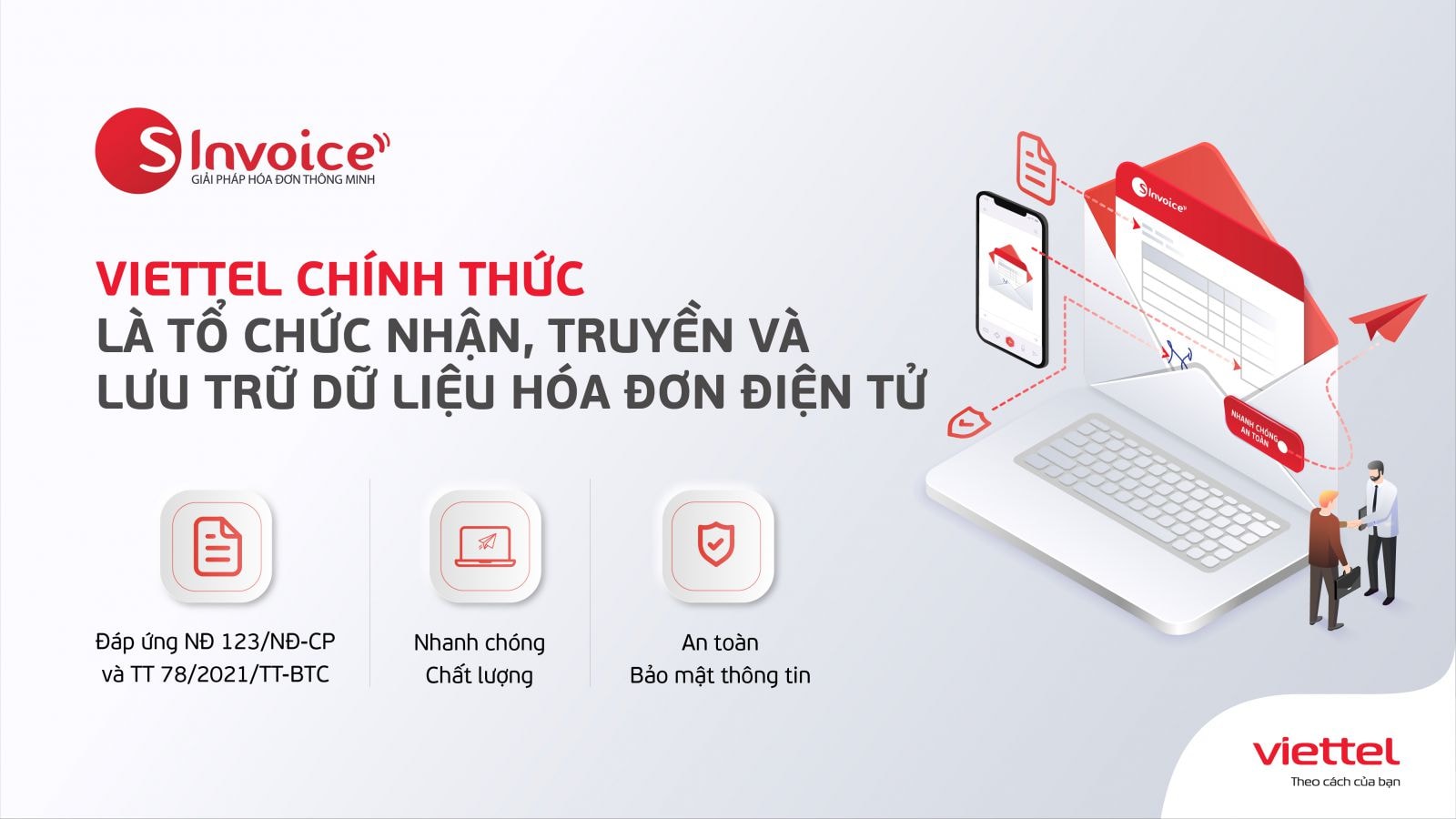 Tổng Cục Thuế vừa công bố danh sách các tổ chức đủ điều kiện ký hợp đồng cung cấp dịch vụ nhận, truyền và lưu trữ dữ liệu hóa đơn điện tử. 