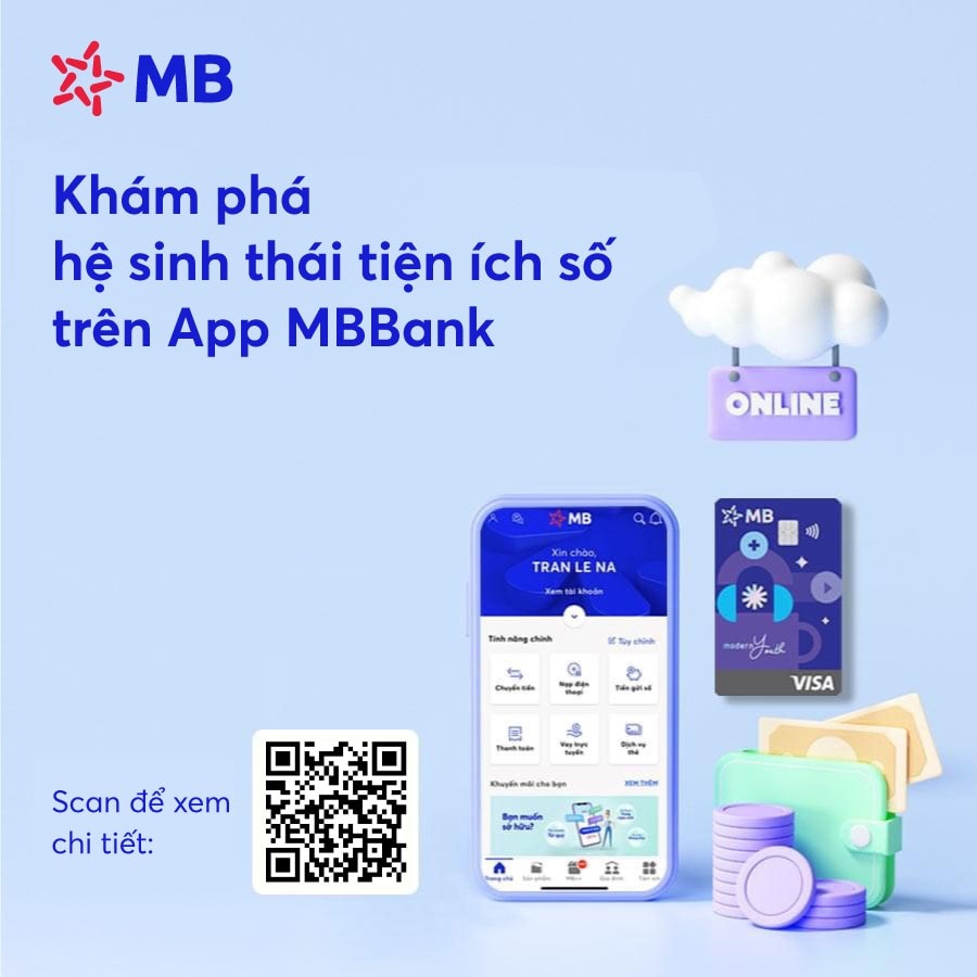 MBBank phát triển hệ sinh thái tiện ích số nhằm đem lại nhiều giá trị gia tăng cho khách hàng trong bối cảnh “bình thường mới”