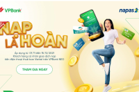 Napas phối hợp VPBank triển khai khuyến mãi giờ vàng