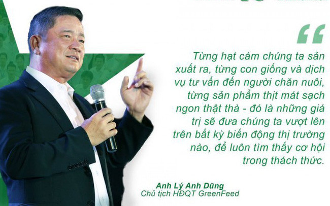 Ông Lý Anh Dũng, Chủ tịch HĐQT Công ty CP GreenFeed Việt Nam.