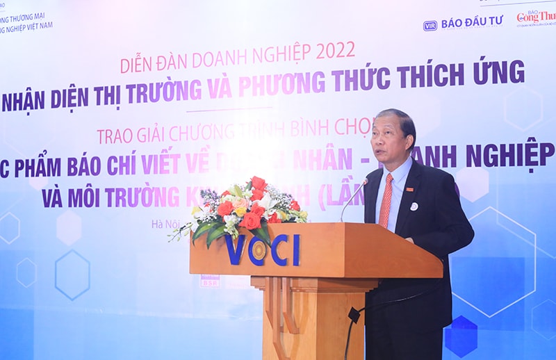 ông Hoàng Quang Phòng, Phó Chủ tịch Phòng Thương mại và Công nghiệp Việt Nam (VCCI) 