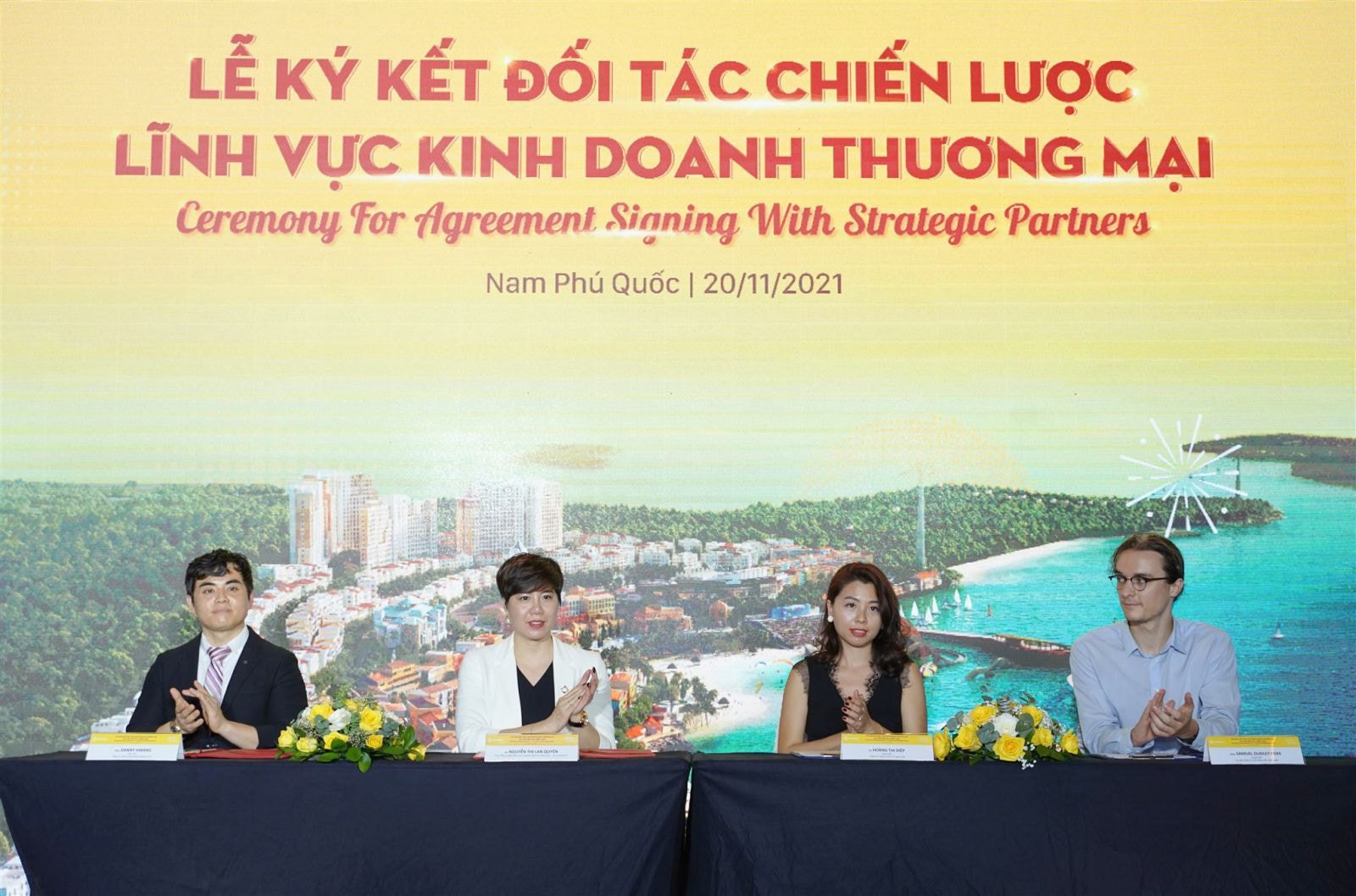 Sun Property công bố lĩnh vực kinh doanh thương mại và ký kết đối tác chiến lược ngày 20/11.