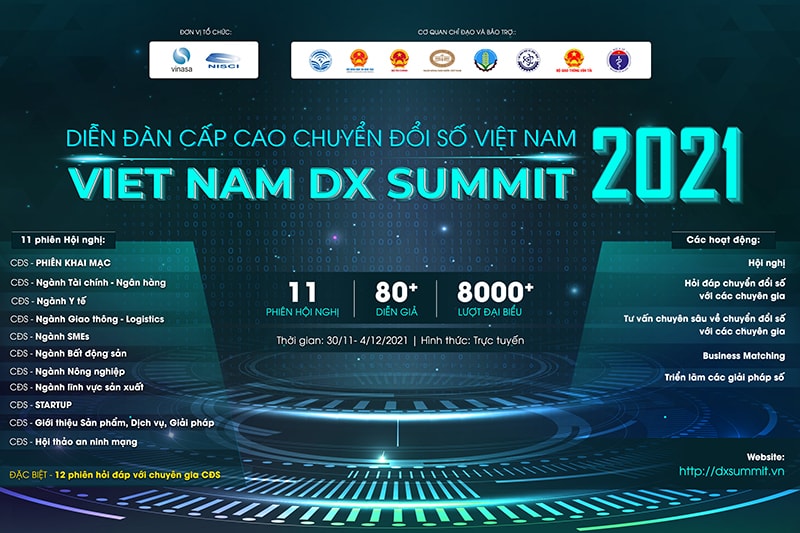 Diễn đàn cấp cao Chuyển đổi số Việt Nam 2021 (Vietnam DX Summit 2021)