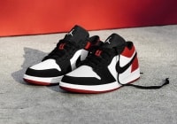 Giày Nike Air Jordan 1 Low Black Toe 553558-116