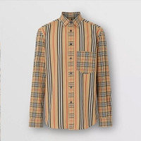 Áo Sơ Mi Burberry Classic Fit Patchwork Cotton Poplin Shirt