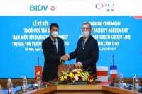 AFD cấp hạn mức tín dụng xanh 100 triệu USD cho BIDV