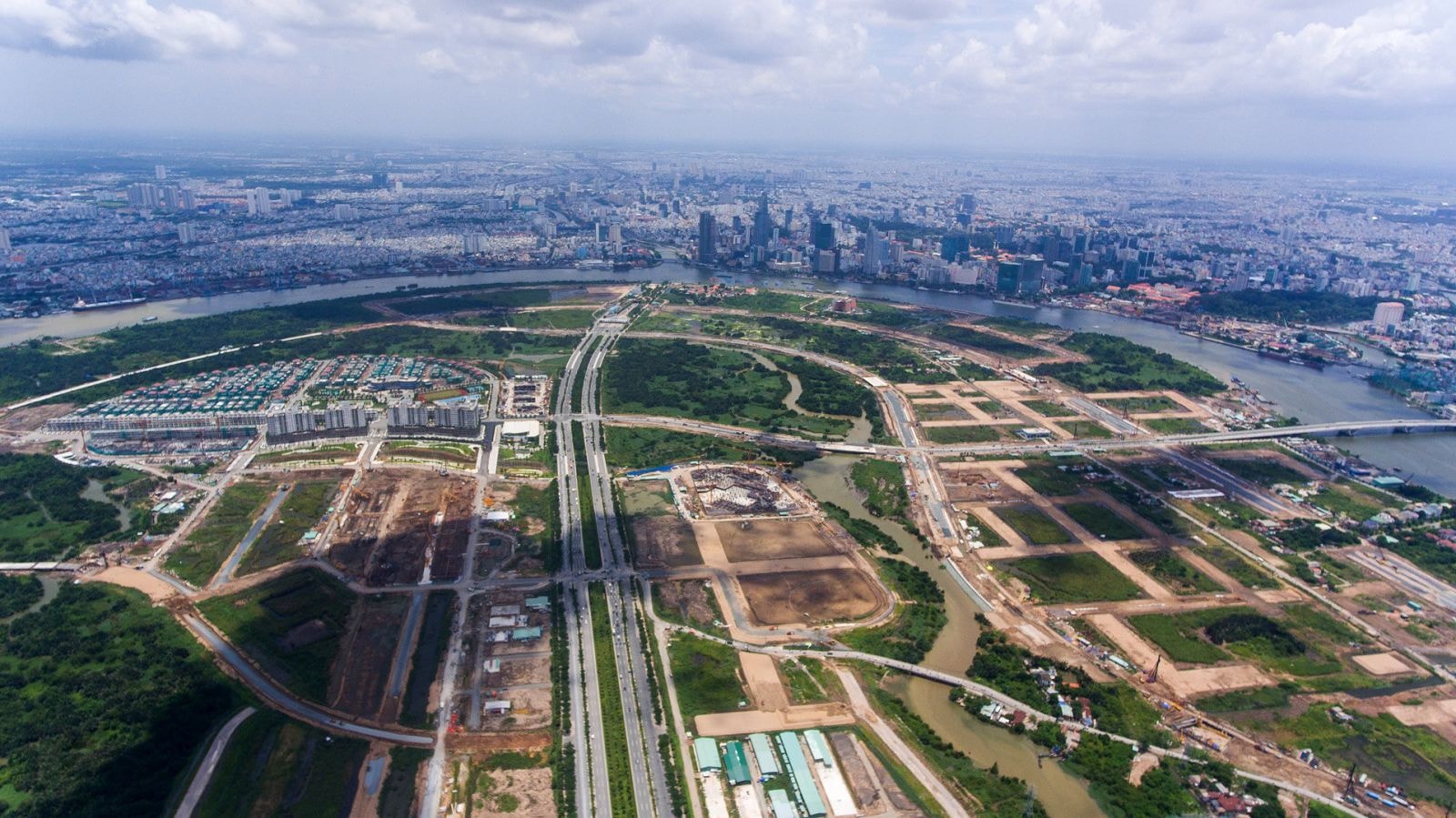 Toàn cảnh KĐT mới Thủ Thiêm