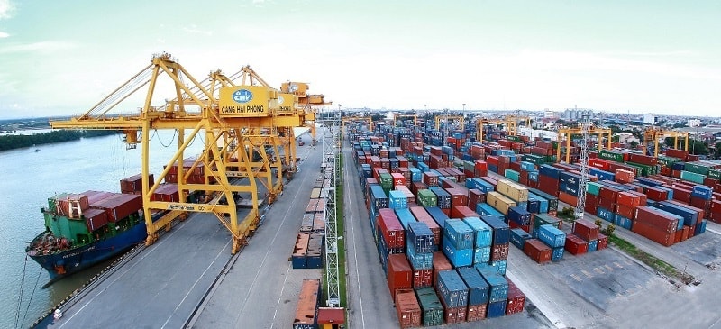 Năm 2021 là năm công ty CP Cảng Hải Phòng đón nhiều container nhất