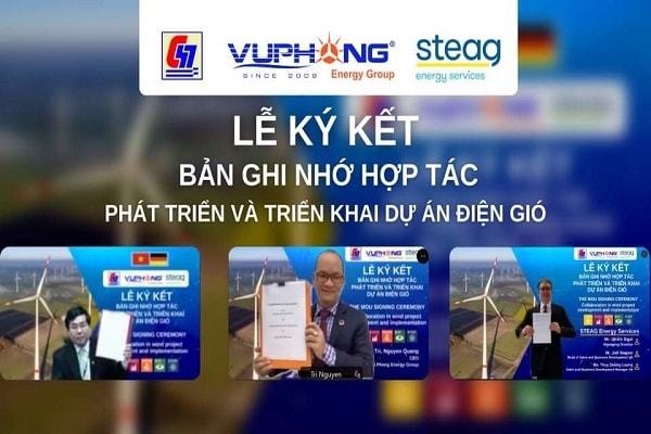 Lễ ký kết thỏa thuận hợp tác giữa 3 bên gồm hợp tác C47 – Vũ Phong – STEAG