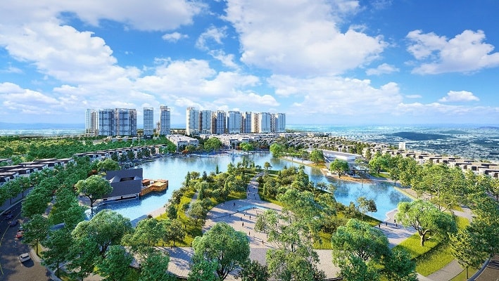 Shophouse Thịnh Vượng đắm mình trọn trong khuôn viên Hinode Royal Park.