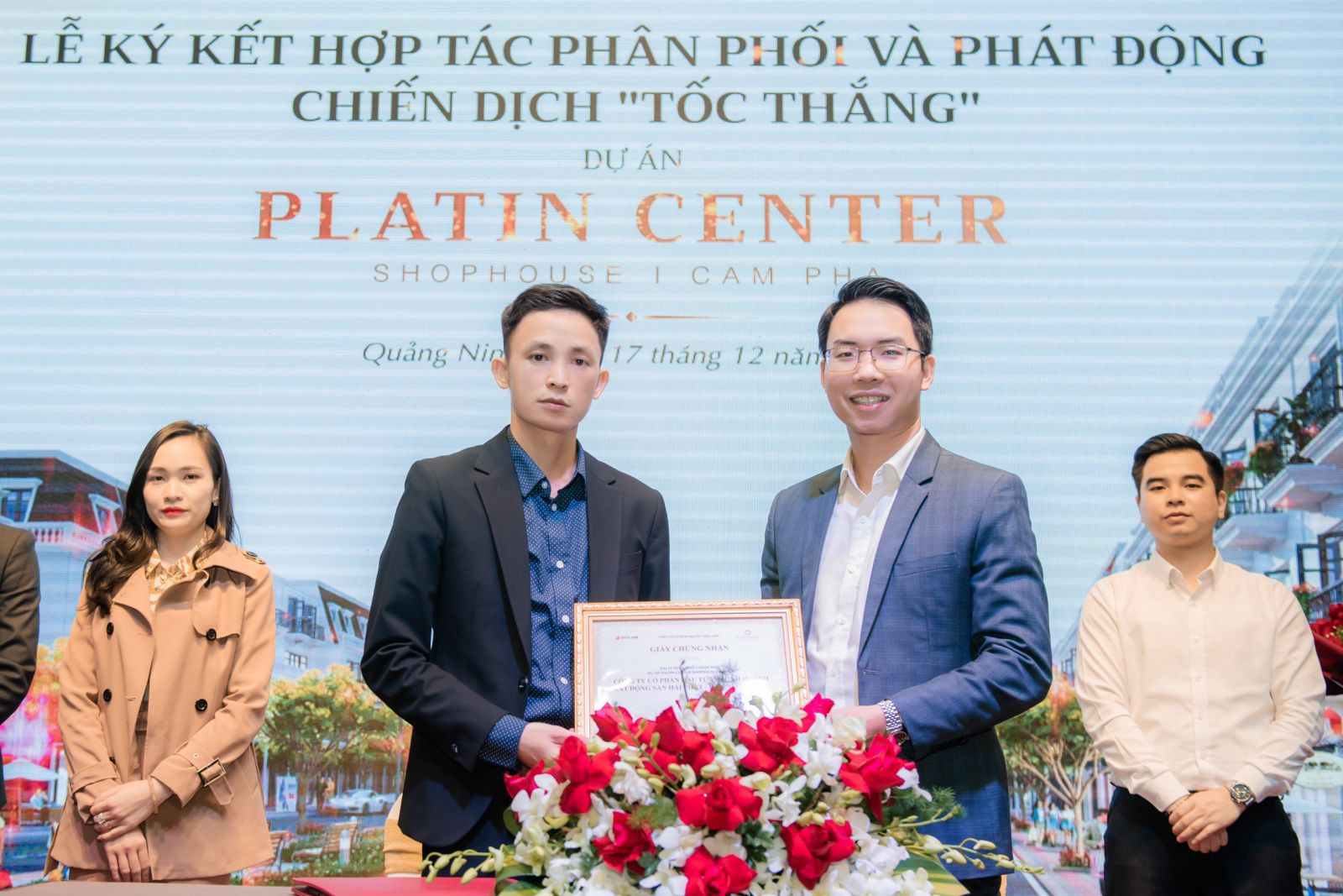 Đại diện Chủ đầu tư cùng đơn vị phân phối Hải Phát Land tại Lễ ký kết hợp tác