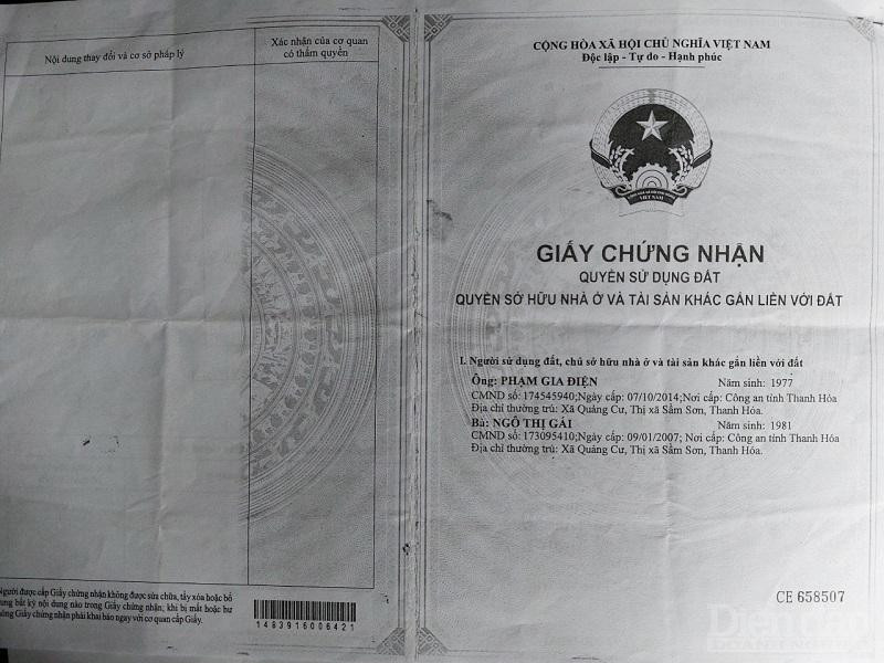 Giấy chứng nhận