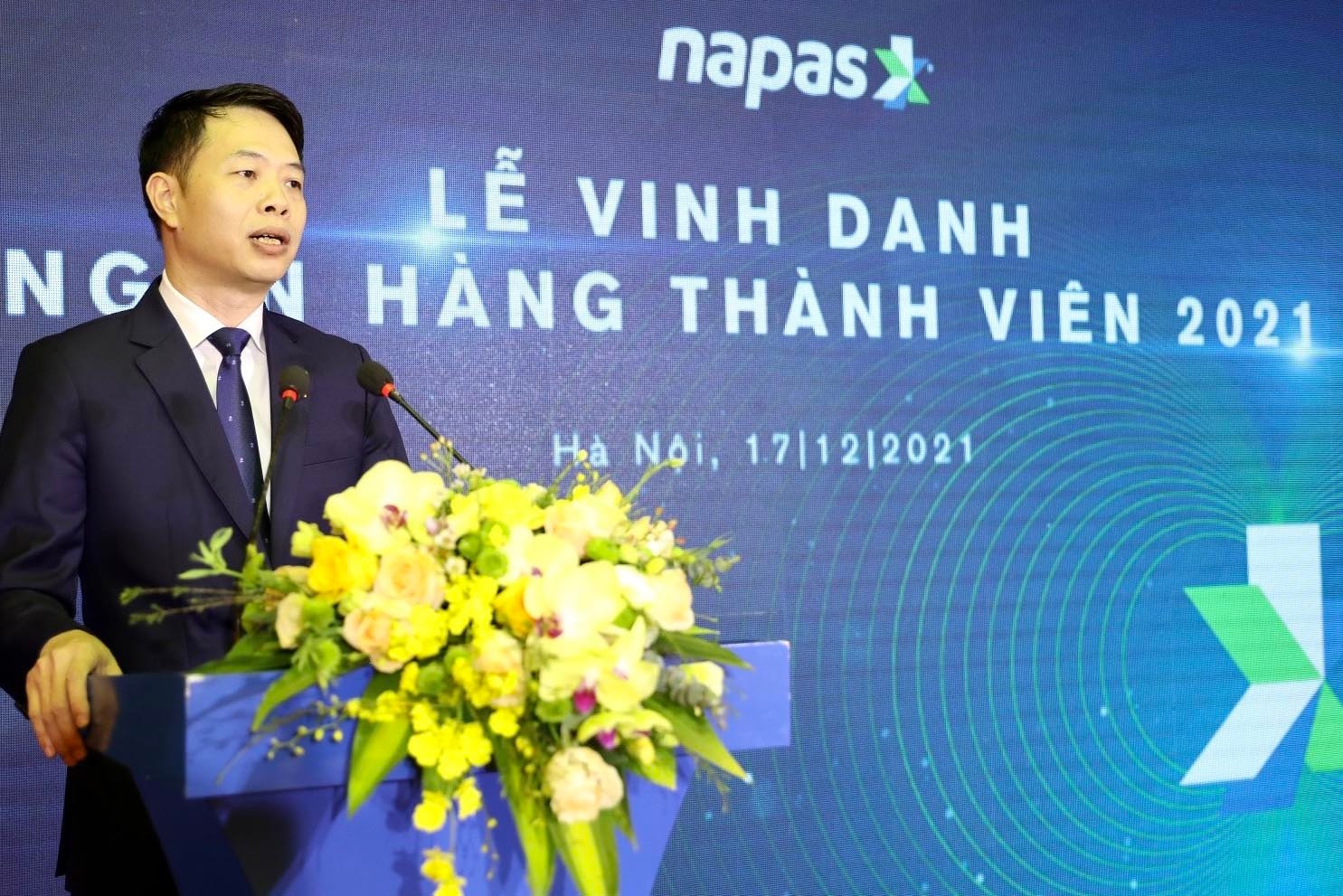 Chủ tịch Napas Nguyễn Quang Hưng phát biểu tại Lễ vinh danh