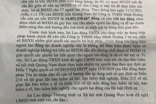 Sở LĐ-TB&XH tỉnh Quảng Nam cảnh báo