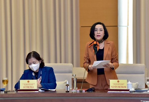 Trưởng Ban công tác đại biểu Nguyễn Thị Thanh.