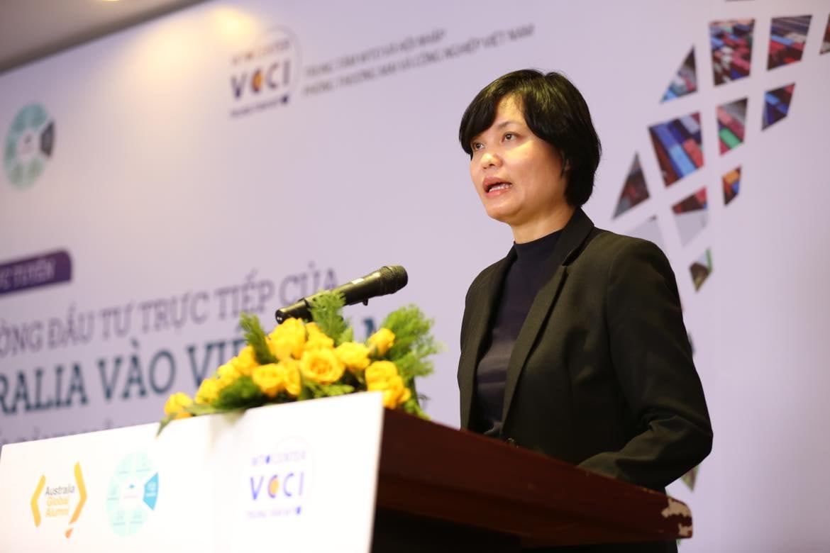 bà Nguyễn Thị Thu Trang, Giám đốc Trung tâm WTO và Hội nhập (thuộc VCCI).