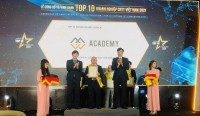 Học viện doanh nhân MVV nhận giải thưởng doanh nghiệp Edtech 2021