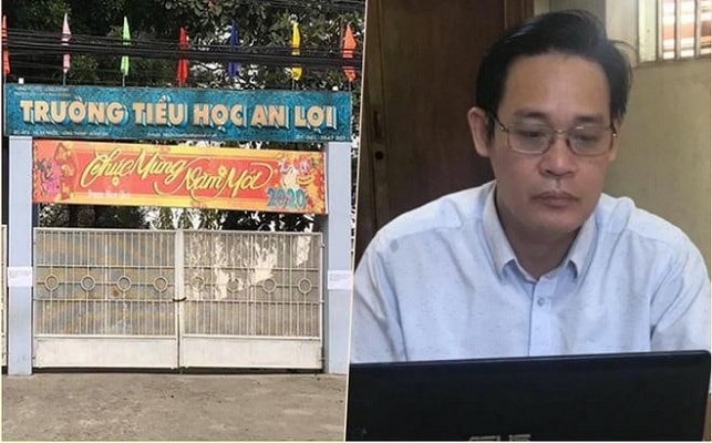 thầy giáo Lê Trần Ngọc Sơn, giáo viên Tiếng Anh, Trường Tiểu học An Lợi, đã có đơn đề nghị cho thôi việc từ ngày 1/11/2021. 